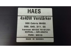 Recambio de sistema audio / radio cd para porsche boxster (typ 986) básico referencia OEM IAM 98664531100  AMPLIFICADOR 2