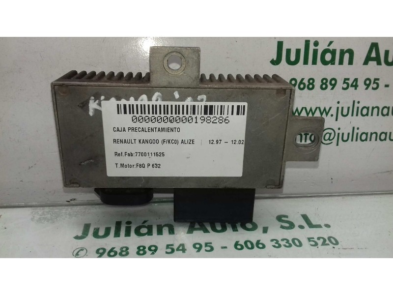 Recambio de caja precalentamiento para renault kangoo (f/kc0) alize referencia OEM IAM 7700111525  NAGARES