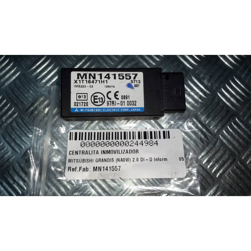 Recambio de centralita inmovilizador para mitsubishi grandis (na0w) 2.0 di-d inform referencia OEM IAM MN141557 97RI010032 X1T16