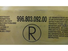 Recambio de airbag lateral derecho para porsche boxster (typ 986) básico referencia OEM IAM 996803092 99680309200  2