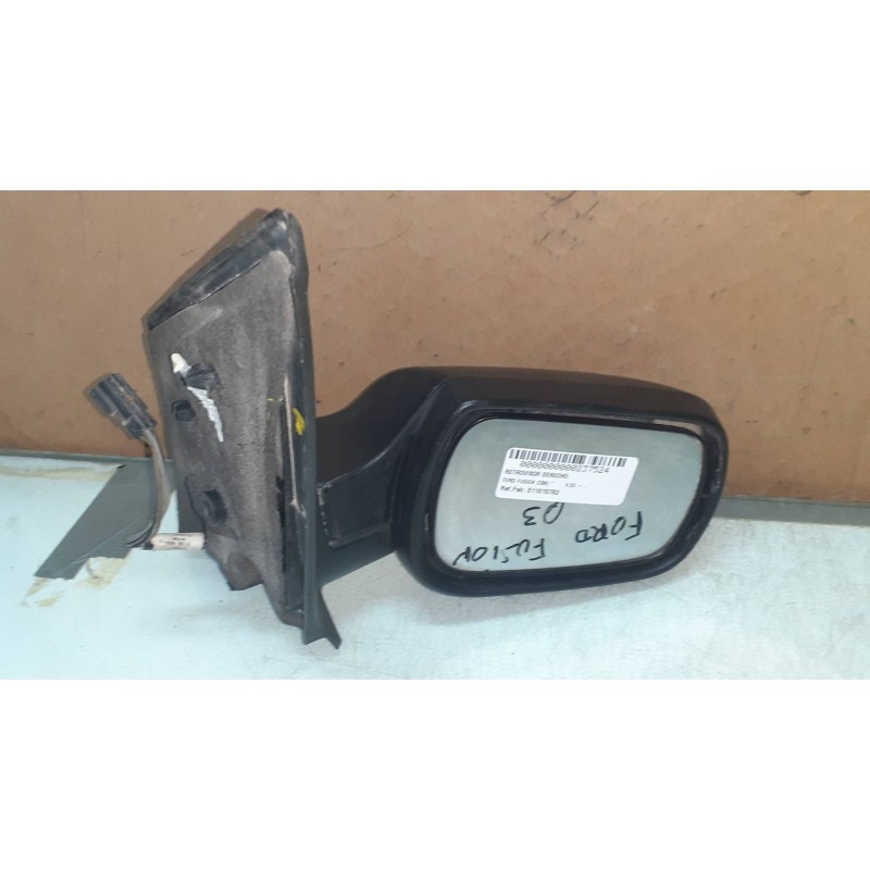 Recambio de retrovisor derecho para ford fusion (cbk) referencia OEM IAM E11015782 NEGRO ELECTRICO