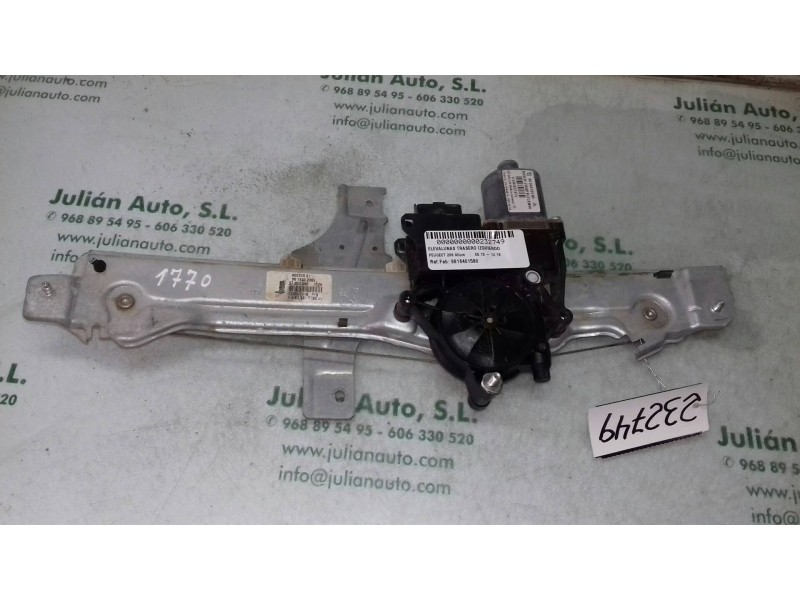 Recambio de elevalunas trasero izquierdo para peugeot 208 allure referencia OEM IAM 9816401580 9816402380 ELECTRICO