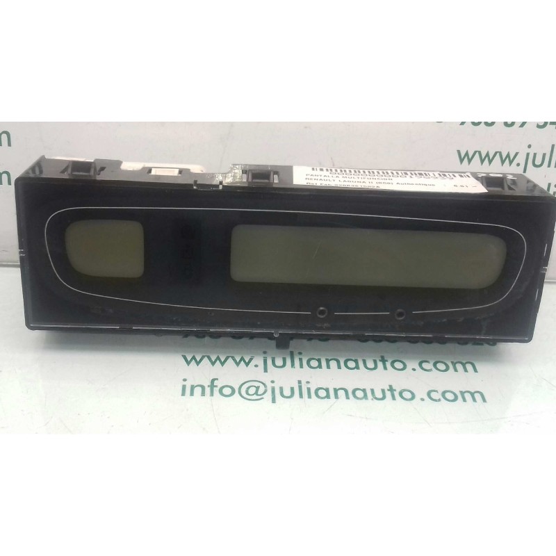 Recambio de pantalla multifuncion para renault laguna ii (bg0) authentique referencia OEM IAM 8200361582A  SAGEM