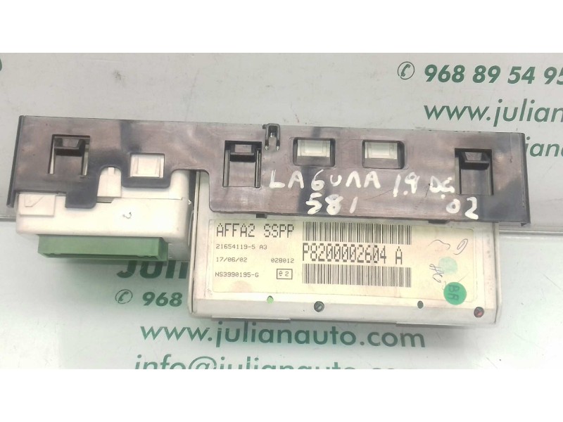 Recambio de pantalla multifuncion para renault laguna ii (bg0) authentique referencia OEM IAM P8200002604A  SAGEM
