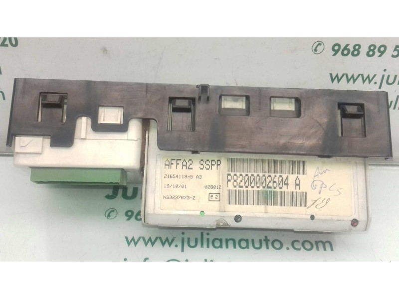 Recambio de pantalla multifuncion para renault laguna ii (bg0) authentique referencia OEM IAM P8200002604A  SAGEM