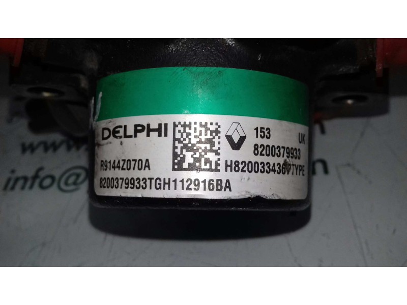 Recambio de rampa inyectora para renault kangoo (f/kc0) authentique referencia OEM IAM 8200379933 H8200334367 93077511A