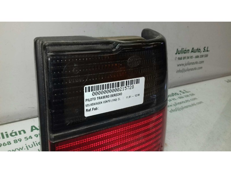 Recambio de piloto trasero derecho para volkswagen vento (1h2) cl referencia OEM IAM   