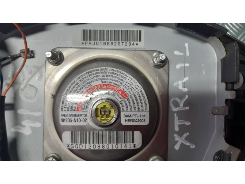 Recambio de airbag delantero izquierdo para nissan x-trail (t31) se referencia OEM IAM NK70SN1002  
