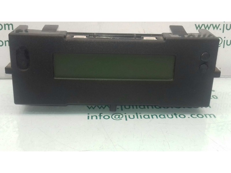 Recambio de pantalla multifuncion para renault megane ii berlina 5p dynamique referencia OEM IAM 8200290542C  JOHNSON CONTROLS