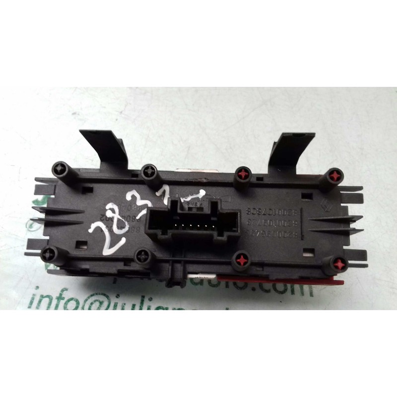 Recambio de warning para renault scenic ii grand confort authentique referencia OEM IAM 8200095493 8200109723 CIERRE PUERTAS