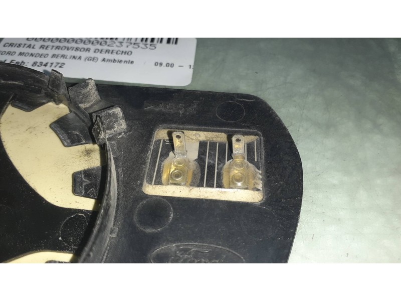 Recambio de cristal retrovisor derecho para ford mondeo berlina (ge) ambiente referencia OEM IAM 834172  TERMICO