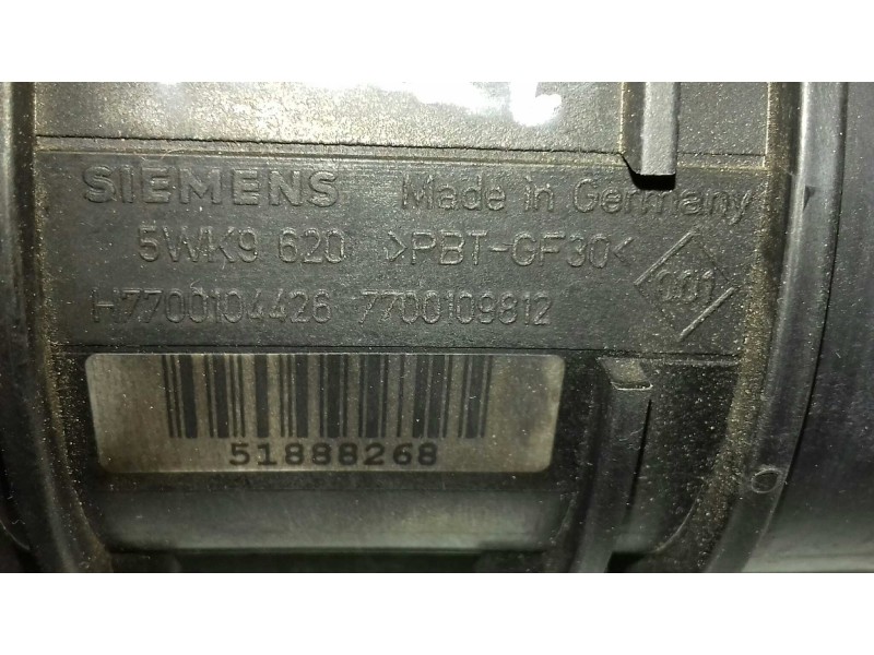 Recambio de caudalimetro para renault scenic ii grand confort authentique referencia OEM IAM 7700109812 H7700104426 5WK9620