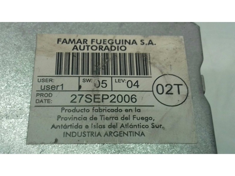 Recambio de sistema audio / radio cd para volkswagen polo (9n3) edition referencia OEM IAM 6Q0035152D RCD 200 MP3