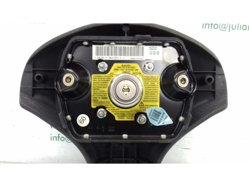 Recambio de airbag delantero izquierdo para peugeot 306 berlina 3/5 puertas (s1) xnd referencia OEM IAM 96261047ZL 5AGA1P0831553