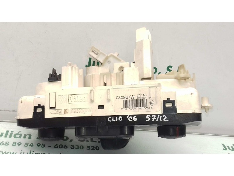 Recambio de mando calefaccion / aire acondicionado para renault clio iii confort expression referencia OEM IAM 030967W 69597003 