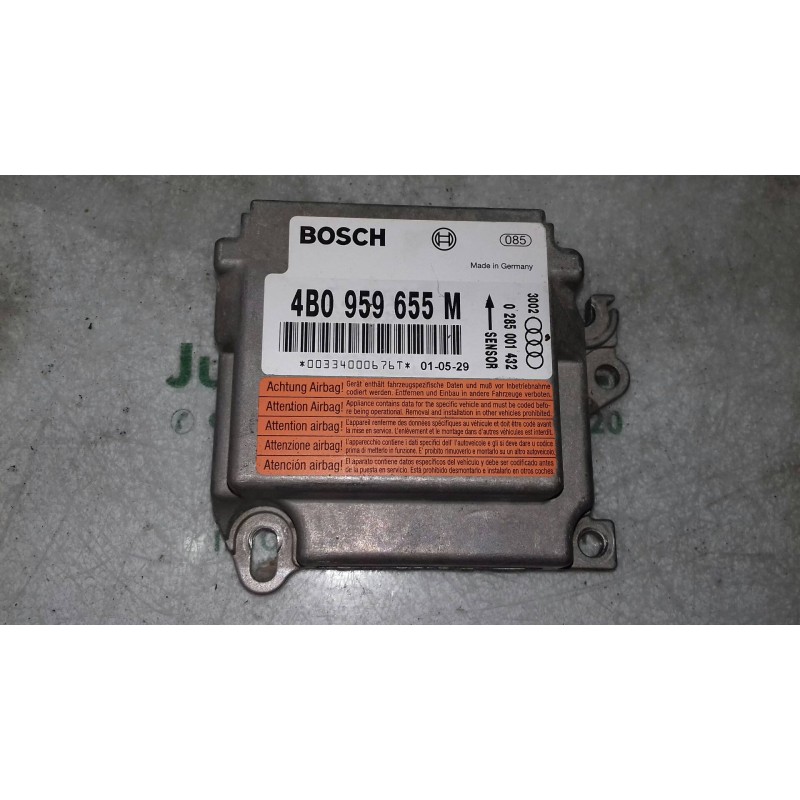Recambio de centralita airbag para audi a6 berlina (4b2) 2.5 tdi quattro referencia OEM IAM 4B0959655 0285001432 BOSCH