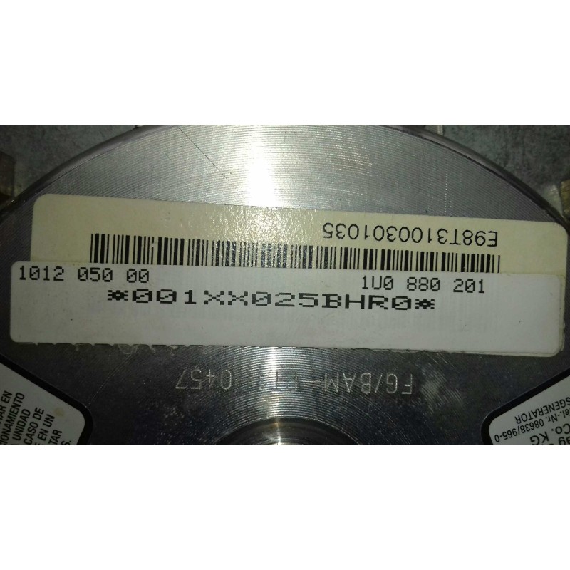 Recambio de airbag delantero izquierdo para skoda octavia berlina (1u2) 1.9 tdi slx referencia OEM IAM 1U0880201 E98T3100301035 
