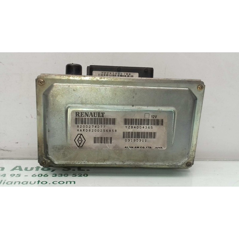 Recambio de centralita cambio automatico para renault laguna ii (bg0) authentique referencia OEM IAM 8200274277 YZBA004365 03190