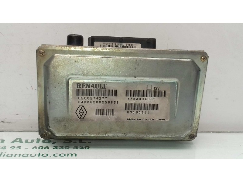Recambio de centralita cambio automatico para renault laguna ii (bg0) authentique referencia OEM IAM 8200274277 YZBA004365 03190