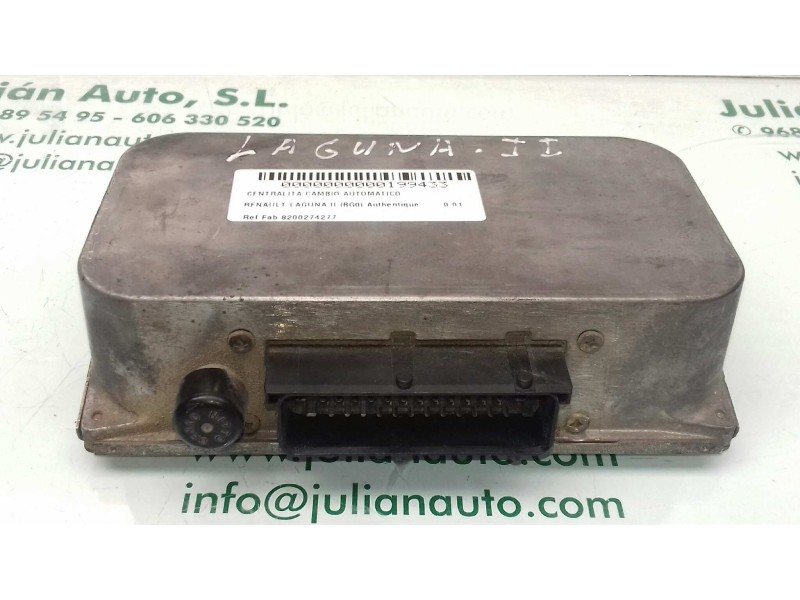 Recambio de centralita cambio automatico para renault laguna ii (bg0) authentique referencia OEM IAM 8200274277 YZBA004365 03190