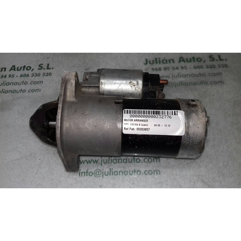 Recambio de motor arranque para opel zafira b cosmo referencia OEM IAM 55353857 M001T30071 MITSUBISHI