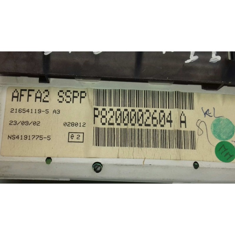 Recambio de pantalla multifuncion para renault laguna ii (bg0) confort authentique referencia OEM IAM P8200002604A  