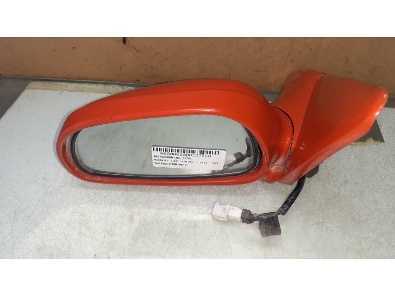 Recambio de retrovisor izquierdo para mazda mx-3 (ec) 1.9 v6 24v referencia OEM IAM E13010519  ELECTRICO
