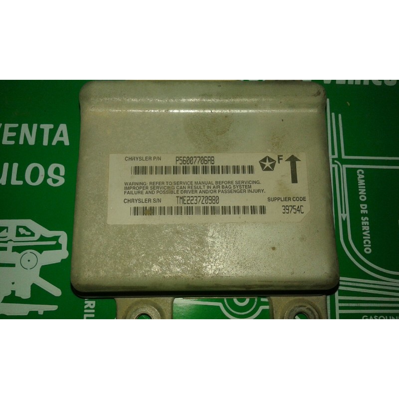 Recambio de centralita airbag para chrysler jeep cherokee (j) 2.5 td referencia OEM IAM P56007706AB TME2237Z0980 