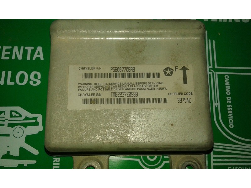 Recambio de centralita airbag para chrysler jeep cherokee (j) 2.5 td referencia OEM IAM P56007706AB TME2237Z0980 