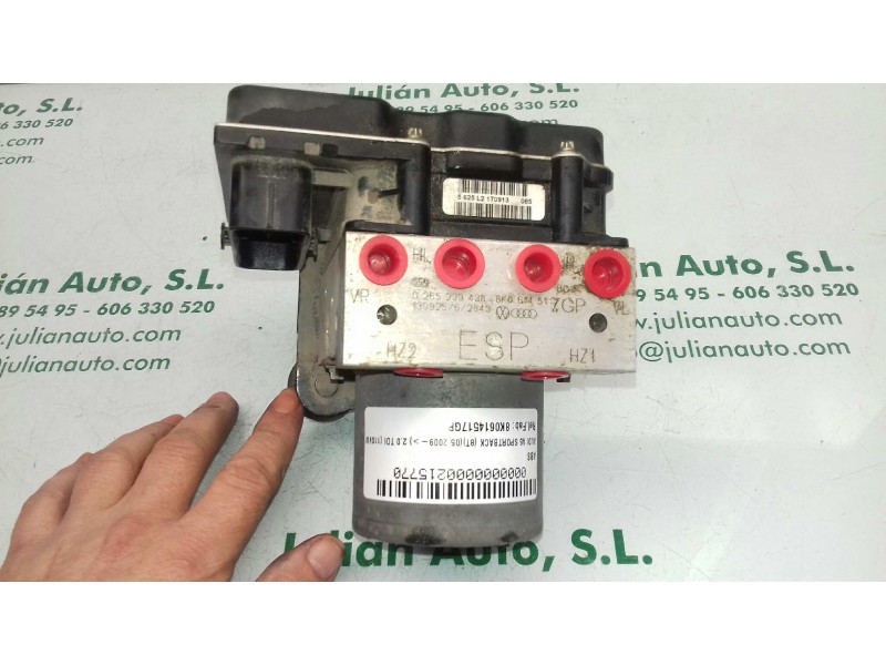 Recambio de abs para audi a5 sportback (8t) 2.0 tdi (110kw) referencia OEM IAM 8K0614517GP 0265239438 8K0907379CL