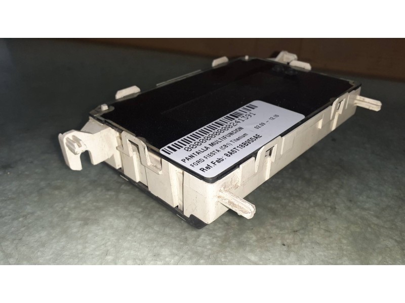 Recambio de pantalla multifuncion para ford fiesta (cb1) titanium referencia OEM IAM 8A6T18B955AE FOMOCO B5F00V031784