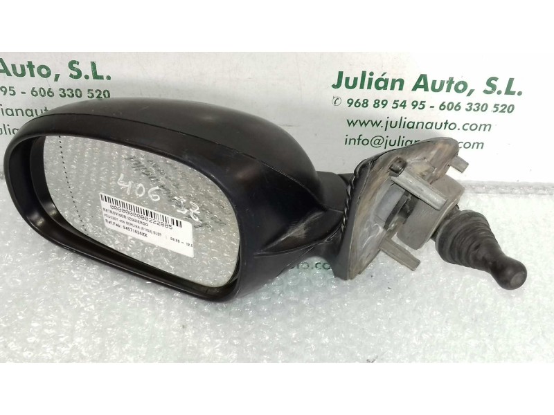 Recambio de retrovisor izquierdo para peugeot 406 berlina (s1/s2) sldt referencia OEM IAM 94571636XX  MANUAL