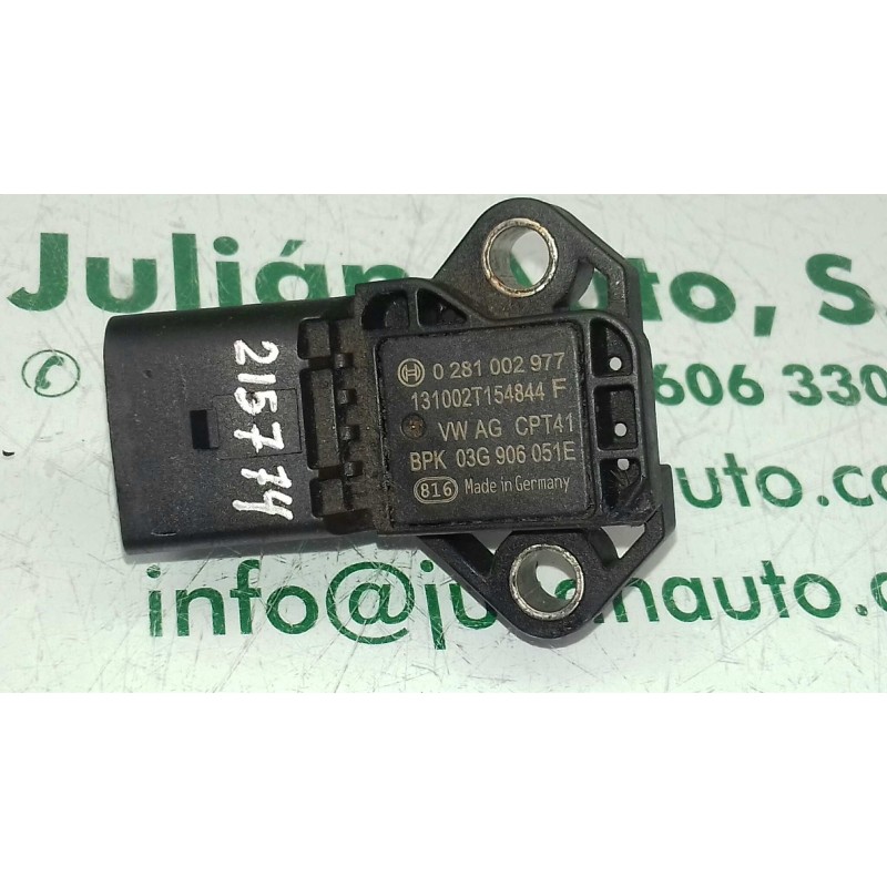 Recambio de sensor presion para audi a5 sportback (8t) 2.0 tdi (110kw) referencia OEM IAM 03G906051E 0281002977 BOSCH