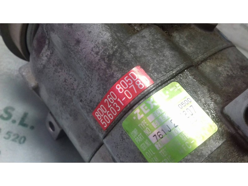 Recambio de compresor aire acondicionado para audi a4 berlina (b5) 1.8 referencia OEM IAM 8D0260805D DCW170 ZEXEL