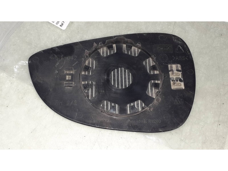 Recambio de cristal retrovisor derecho para ford fiesta (cb1) trend referencia OEM IAM 4201042  TERMICO