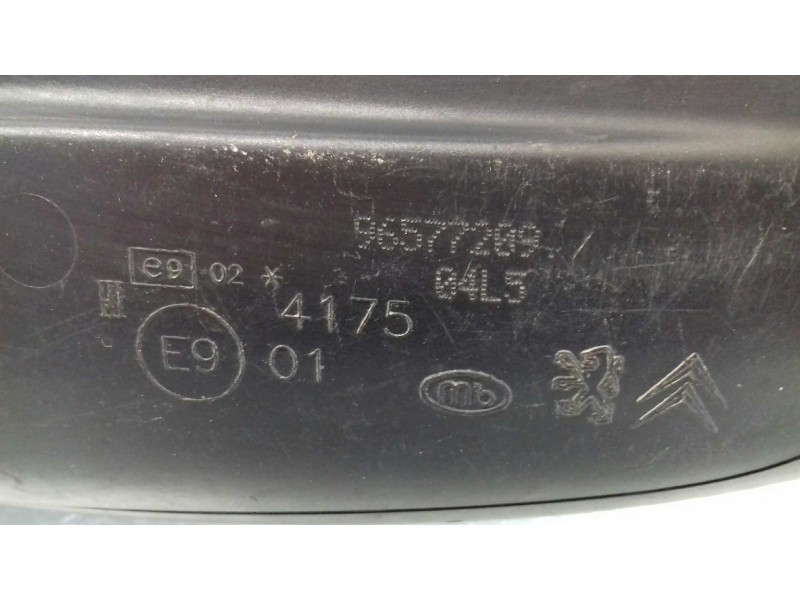 Recambio de retrovisor derecho para peugeot 307 break / sw (s1) sw referencia OEM IAM 96577209 10526 ELECTRICO