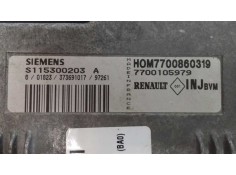 Recambio de centralita motor uce para renault megane i berlina hatchback (ba0) 1.6e rn referencia OEM IAM 7700105979 S115300203A 2