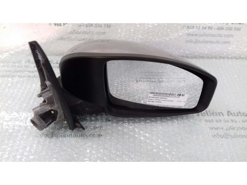 Recambio de retrovisor derecho para renault espace iv (jk0) expression referencia OEM IAM 014181  ELECTRICO - ABATIBLE
