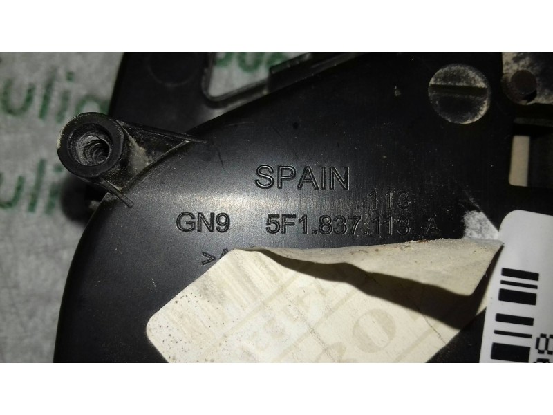 Recambio de maneta interior delantera izquierda para seat leon st (5f8) reference referencia OEM IAM 5F1837113A  