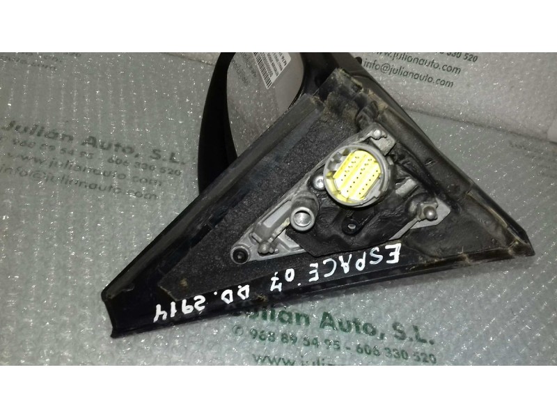 Recambio de retrovisor derecho para renault espace iv (jk0) expression referencia OEM IAM 014181  ELECTRICO - ABATIBLE
