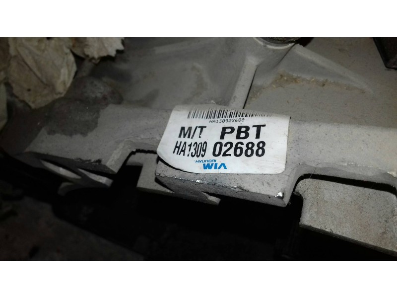 Recambio de caja cambios para hyundai i20 basis referencia OEM IAM PBT1DW  