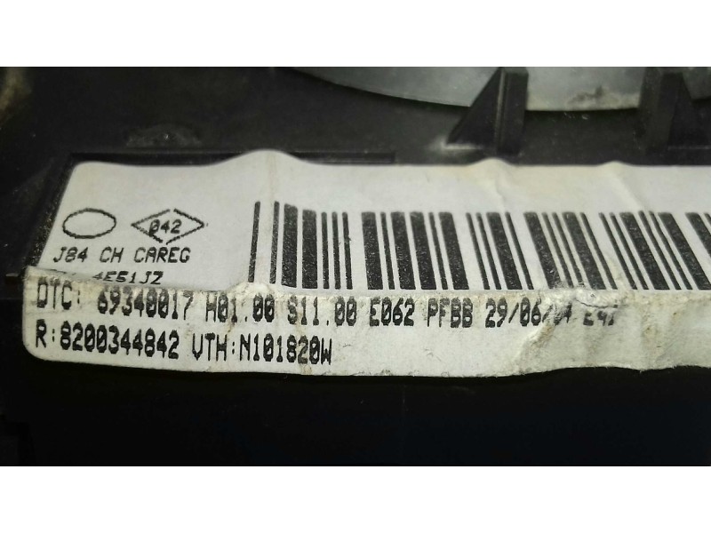 Recambio de mando climatizador para renault scenic ii grand confort dynamique referencia OEM IAM 8200344842  VALEO