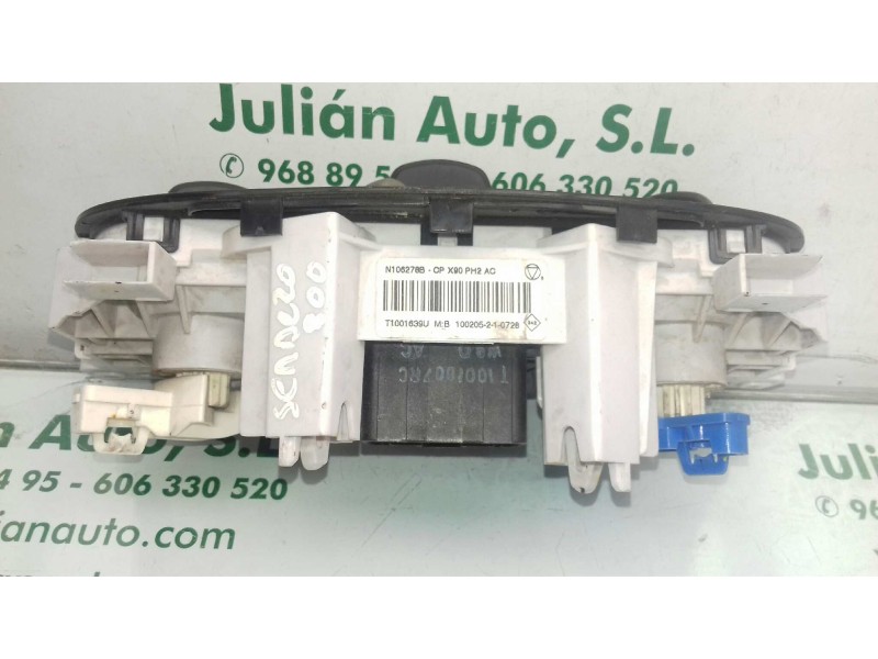 Recambio de mando calefaccion / aire acondicionado para dacia sandero stepway referencia OEM IAM N106278B T1001639U VALEO