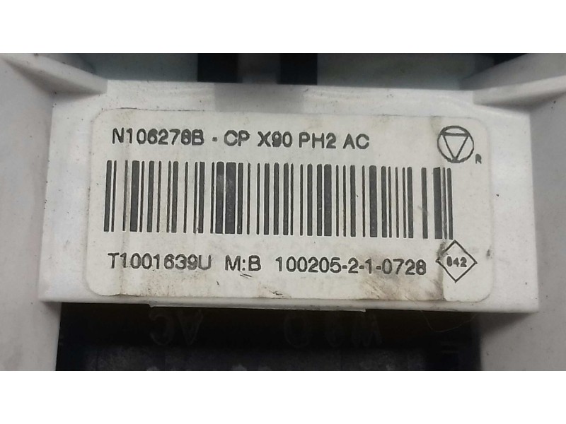 Recambio de mando calefaccion / aire acondicionado para dacia sandero stepway referencia OEM IAM N106278B T1001639U VALEO