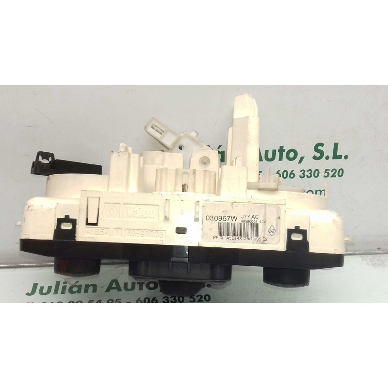 Recambio de mando calefaccion / aire acondicionado para renault clio iii confort dynamique referencia OEM IAM 030967W 69597003 V