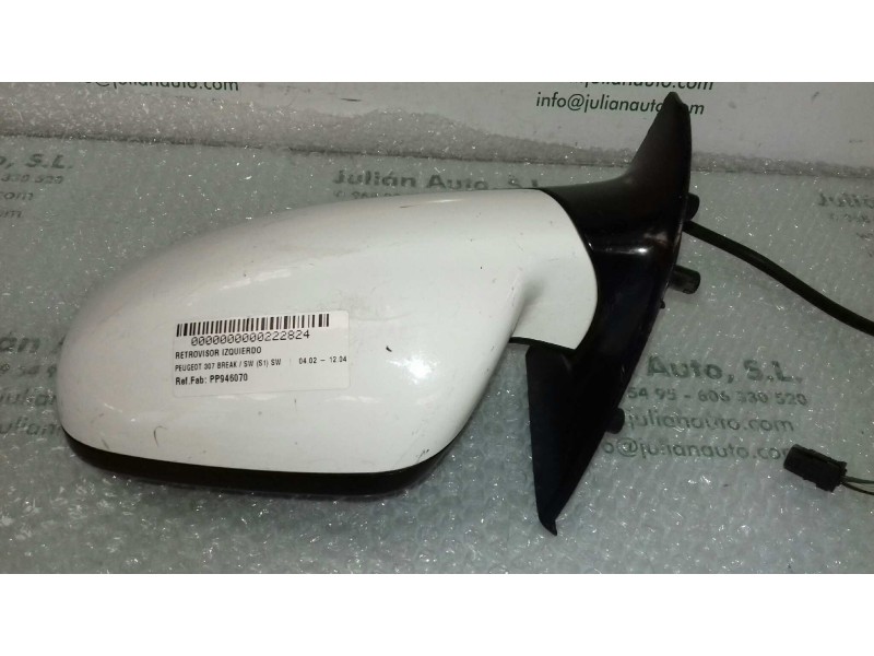 Recambio de retrovisor izquierdo para peugeot 307 break / sw (s1) sw referencia OEM IAM PP946070  ELECTRICO