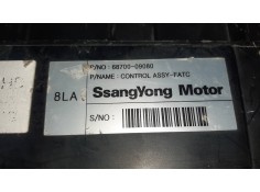 Recambio de mando climatizador para ssangyong kyron 200 xdi limited referencia OEM IAM 6870009080   2