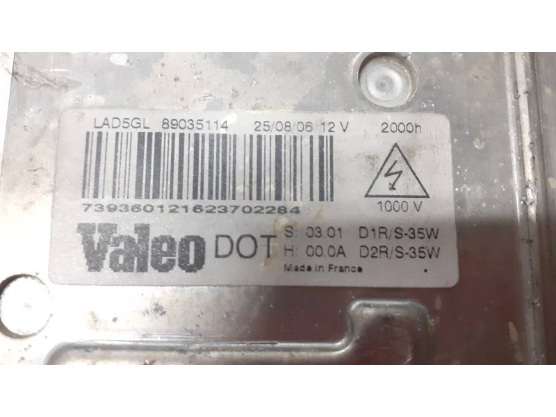 Recambio de centralita faros xenon para citroen c5 berlina sx (e) referencia OEM IAM 89035114 73010157F 73160087J