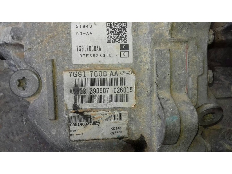 Recambio de caja cambios para ford s-max (ca1) trend referencia OEM IAM 7G917000AA G9N14C337JE AUTOMATICO