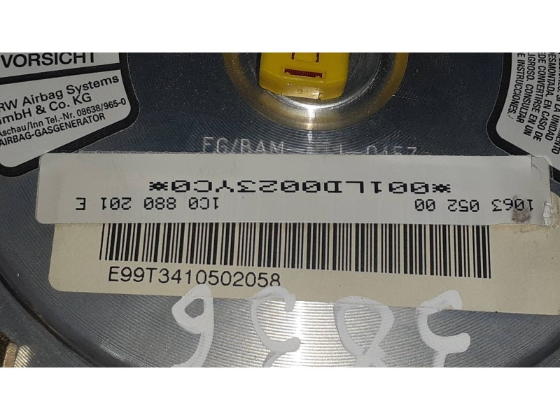 Recambio de airbag delantero izquierdo para volkswagen new beetle (9c1/1c1) 1.9 tdi referencia OEM IAM 106305200  